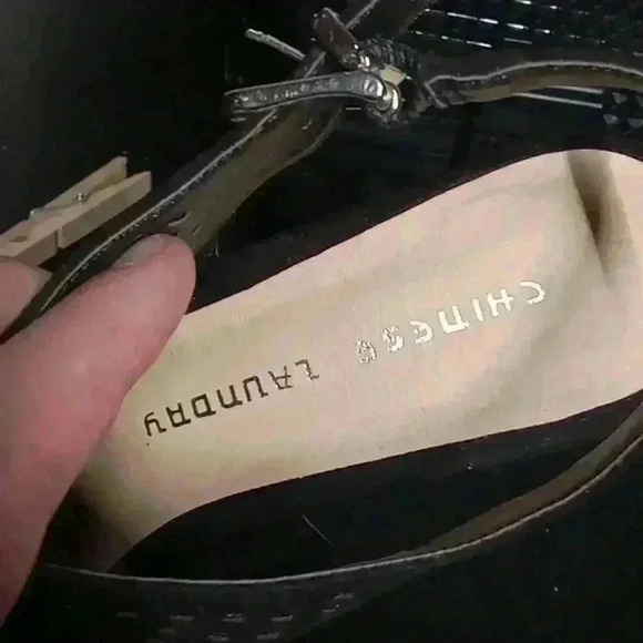 **CLEARANCE***CHINESE LAUNDRY SIZE 7.5 BLACK HEELS - Picture 6 of 14